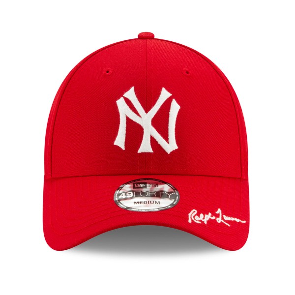 Cappello Ralph Lauren New York Yankees 49FORTY "Scarlatto