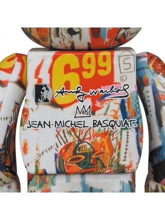 Andy Warhol Jean-Michel Basquiat Be@rbrick 1000% '#4'