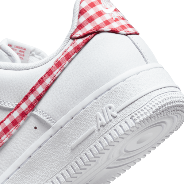 Wmns Air Force 1 '07 'Gingham Red