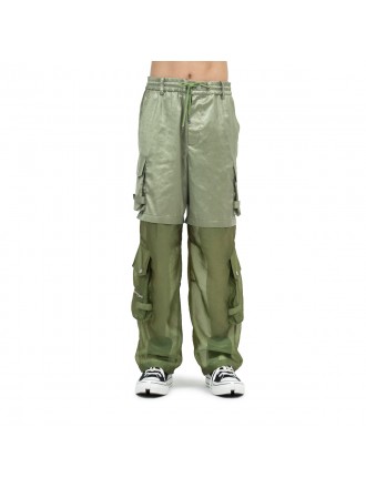 Pantaloni con tasca staccabile "Verde