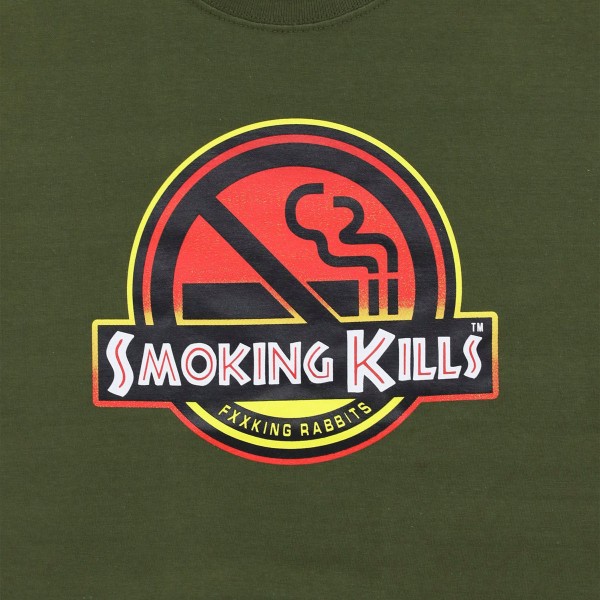 Maglietta No Smoking World "Khaki
