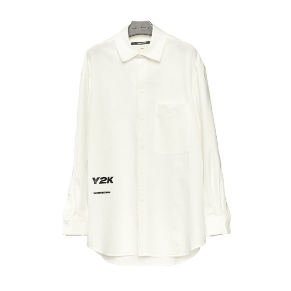 Camicia a quadri "Y2K" 'Bianco'