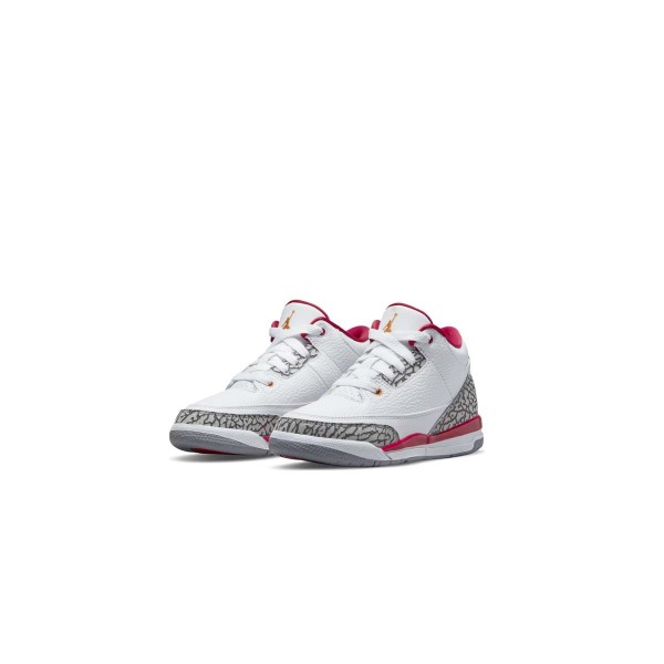 Air Jordan 3 Retro 'Cardinal Red' per bambini