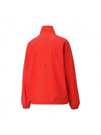 Giacca Vogue Wmns Woven 'Rosso fuoco