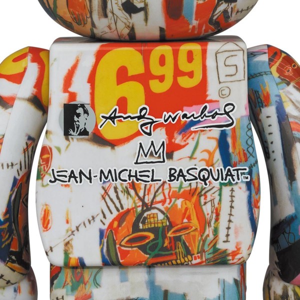 Andy Warhol Jean-Michel Basquiat Be@rbrick 1000% '#4'