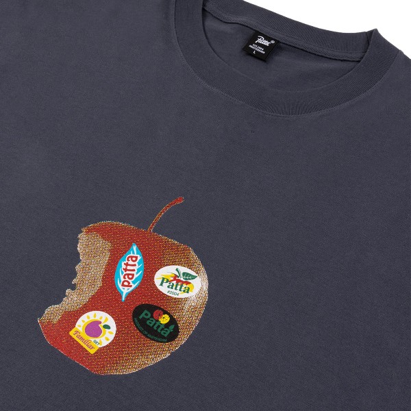 Maglietta con mela 'Nero'