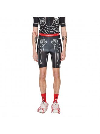 Pantaloncini da ciclismo 'Nero Bianco'