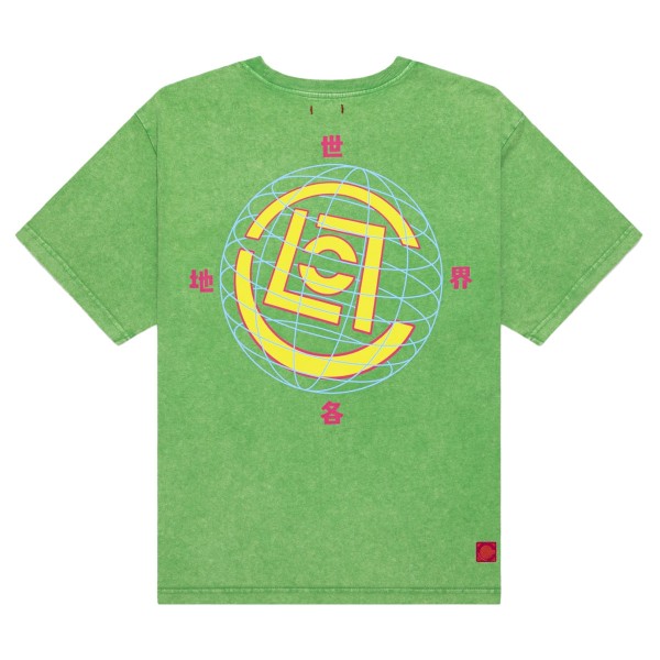 Maglietta con logo Globe "Verde