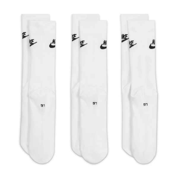 Everyday Essential Crew Socks confezione da 3 pezzi "Bianco".