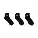 Everyday Essential Ankle Socks confezione da 3 pezzi "Nero