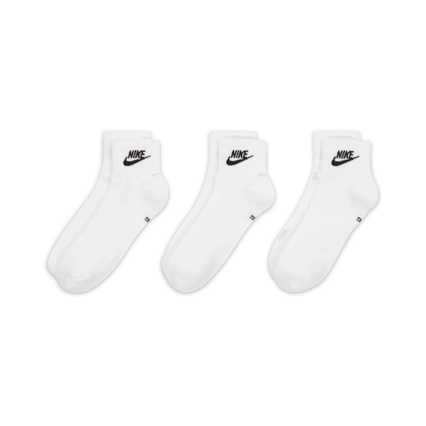 Everyday Essential Ankle Socks confezione da 3 pezzi "Bianco