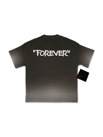 Maglietta "Forever" Fade-Away 'Nero'