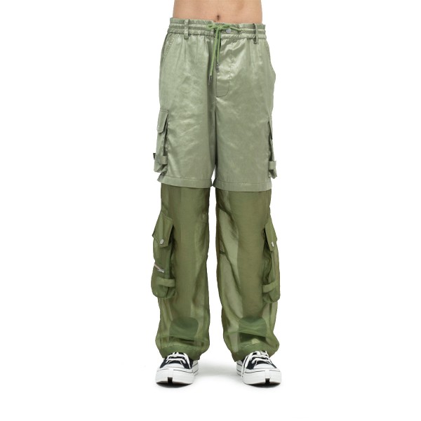 Pantaloni con tasca staccabile "Verde