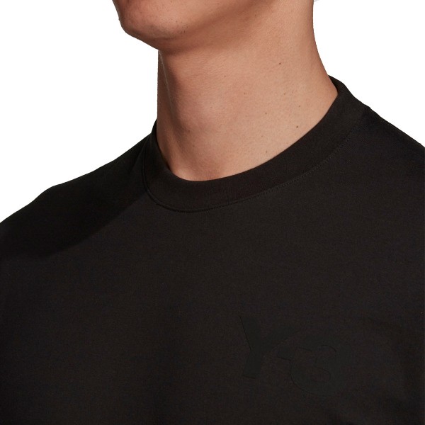 Maglietta con logo classico sul petto 'Nero'