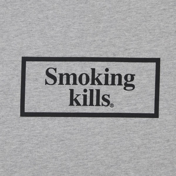Felpa con logo Smoking Kills Box 'Grigio'