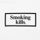 Smoking Kills Logo Box Tee L/S "Bianco".