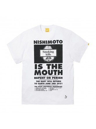 Maglietta NISHIMOTO IS THE MOUTH Uomo 'Bianco'
