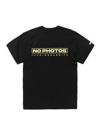 Maglietta NO PHOTOS 'Nero'