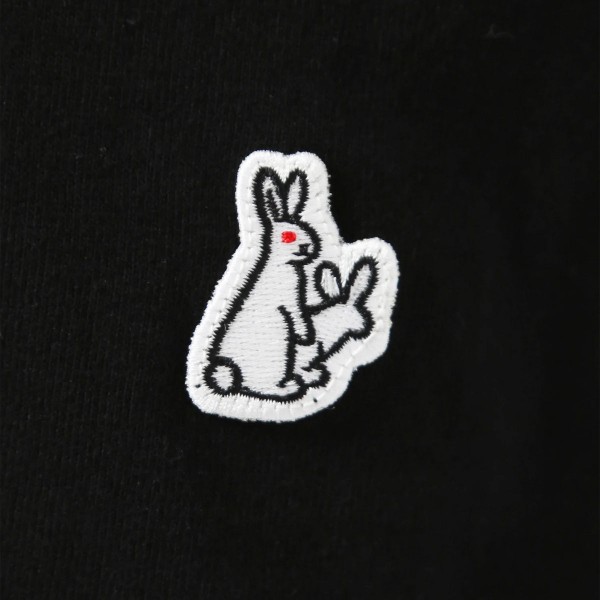 Maglietta Heart Rabbit 'Nero'
