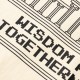 Maglietta Wisdom And Togetherness 'Alabastro