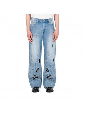 Jeans Phoenix Cut Out 'Blu'