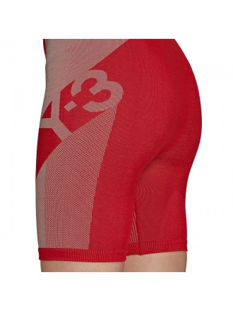 Wmns CL Seamless Knit Short Tights "Collegiate Red