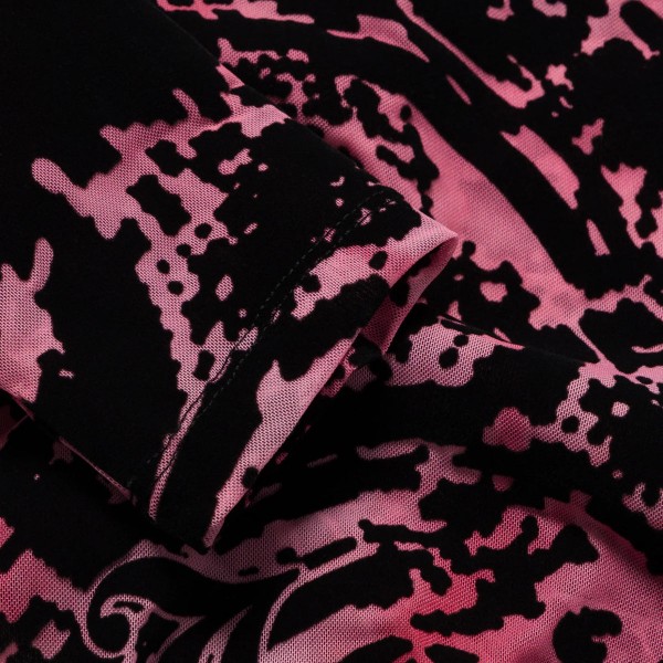 Juicy Couture Psysnake - Body in rete floccata "Rosa